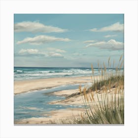 Sand And Sea Canvas Print