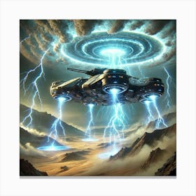 A Sci Fi Depiction Of Ground Stabilizers Canvas Print