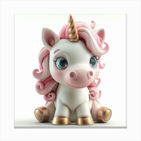 Unicorn Figurine 12 Canvas Print