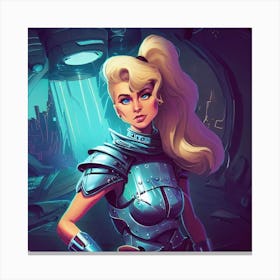 Sci-Fi Girl Canvas Print