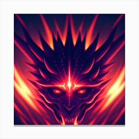 Dragon Head Canvas Print