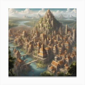 Fantasy Empire Canvas Print