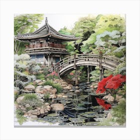 Japanese Gardens 1 Canvas Print