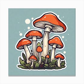 Mushroom Patch Canvas Print