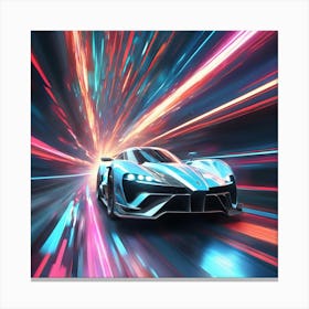 Hyper Speed Car 1 Canvas Print