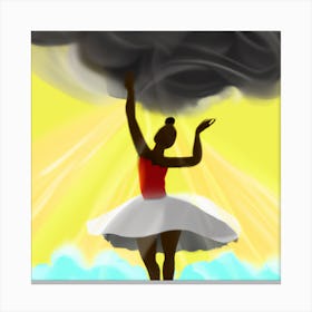 Dancer In The Sky Canvas Print