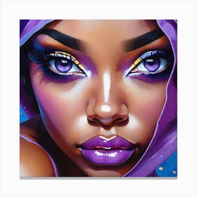 Purple Beauty Canvas Print