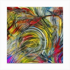 Abstract painting art 18 Canvas Print