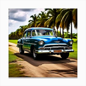 Classic Car In Cuba 5 Canvas Print