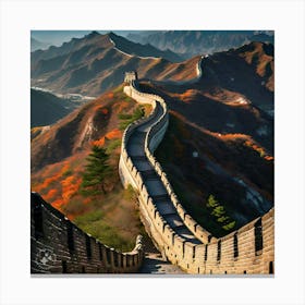 Great Wall Of China Canvas Print