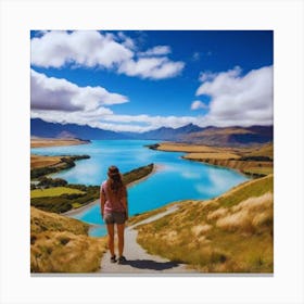 Lake Tekapo beautiful Landscape 1 Canvas Print