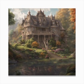 Fairytale House Canvas Print