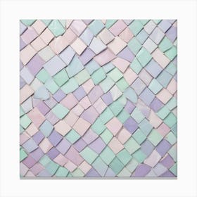 Mosaic Tile Background Canvas Print