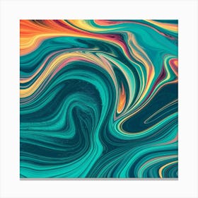 Abstract Painting Canvas Print