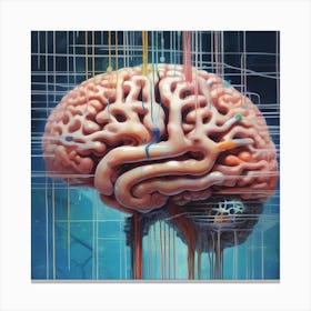 Brain Of The Future 4 Canvas Print