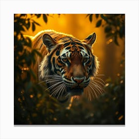 Tiger In The Forest 1 Canvas Print