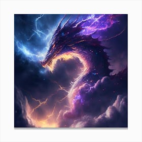 Lightning Dragon 4 Canvas Print