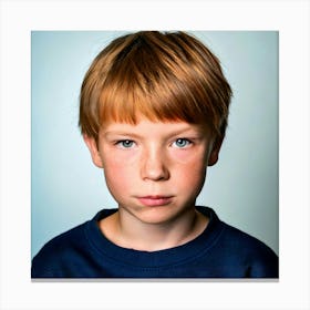 Firefly Adorable Strawberry Blond Boy With Freckles And Blue Eyes 79250 Canvas Print