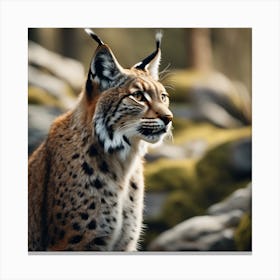 Close Up of Lynx Canvas Print