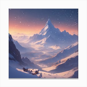 Winter Landscape 42 Canvas Print