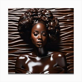 Chocolate Woman 1 Canvas Print