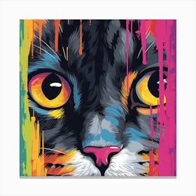 Cat Painting 6 Canvas Print