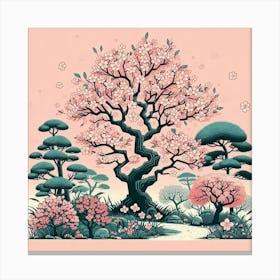 Cherry Blossom Tree Canvas Print