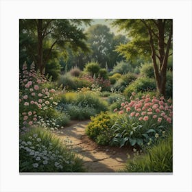 Garden Path 3 Canvas Print