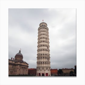 Leaning Tower Of Pisa Canvas Print