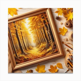 Autumn forest 2 Canvas Print