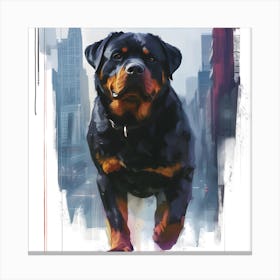 Rottweiler 2 Canvas Print