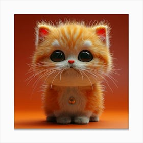 Cute Kitten 10 Canvas Print