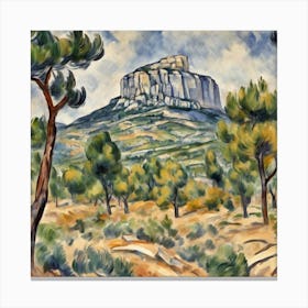 Mont Sainte Victoire 1892–1895, Paul Cézanne 1 Canvas Print