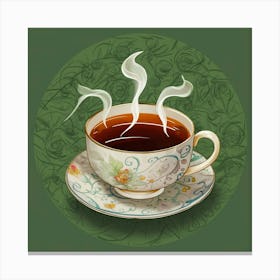 Tea Art 199 Canvas Print