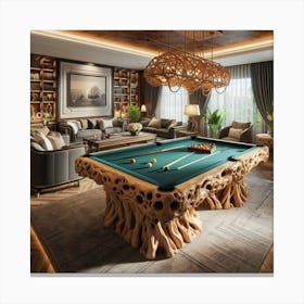 Billiards Room-6 Canvas Print