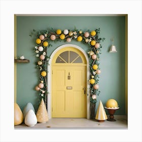 Easter Door Canvas Print