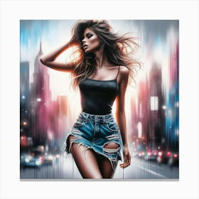 City Girl Canvas Print