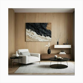 Modern Living Room 97 Canvas Print