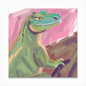 Komodo Dragon Lizard 06 Canvas Print