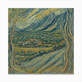 Landscape With Trees Canvas Print