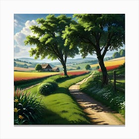 Landscape Painting 6 Canvas Print