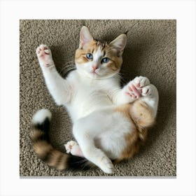 Calico Kitten Canvas Print