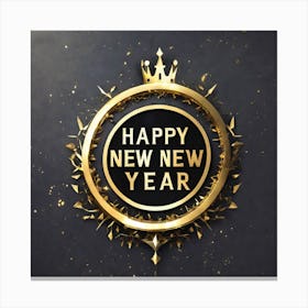 Happy New Year 14 Canvas Print