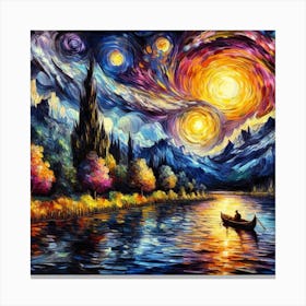 Starry Night 7 Canvas Print