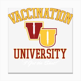 Vaccination University Canvas Print