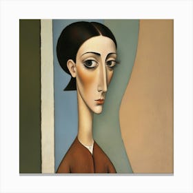 Portrait Of A Woman Canvas Print