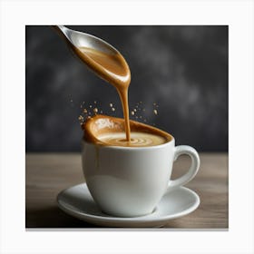 Coffee Pouring Canvas Print