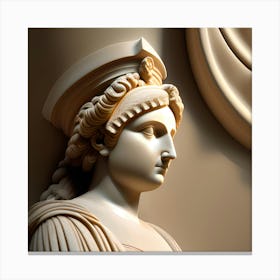 Bust Of Aphrodite Canvas Print