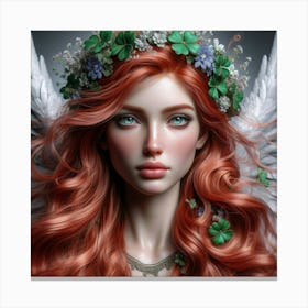 Angel Of St Patrick Canvas Print