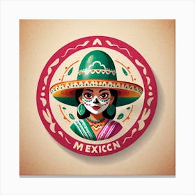 Mexican Girl 87 Canvas Print